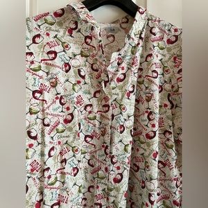 Tulip wine shirt
